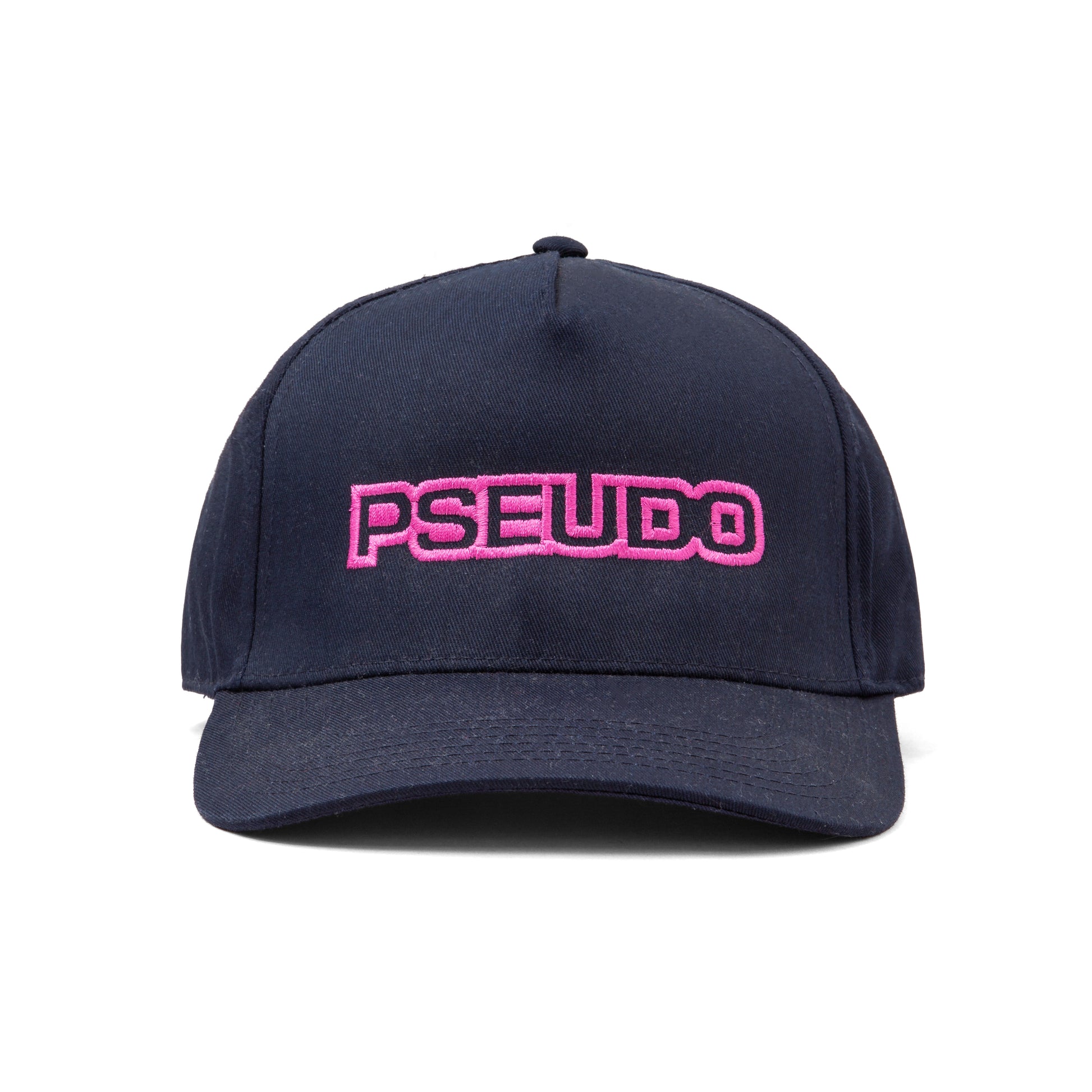 navy logotype hat