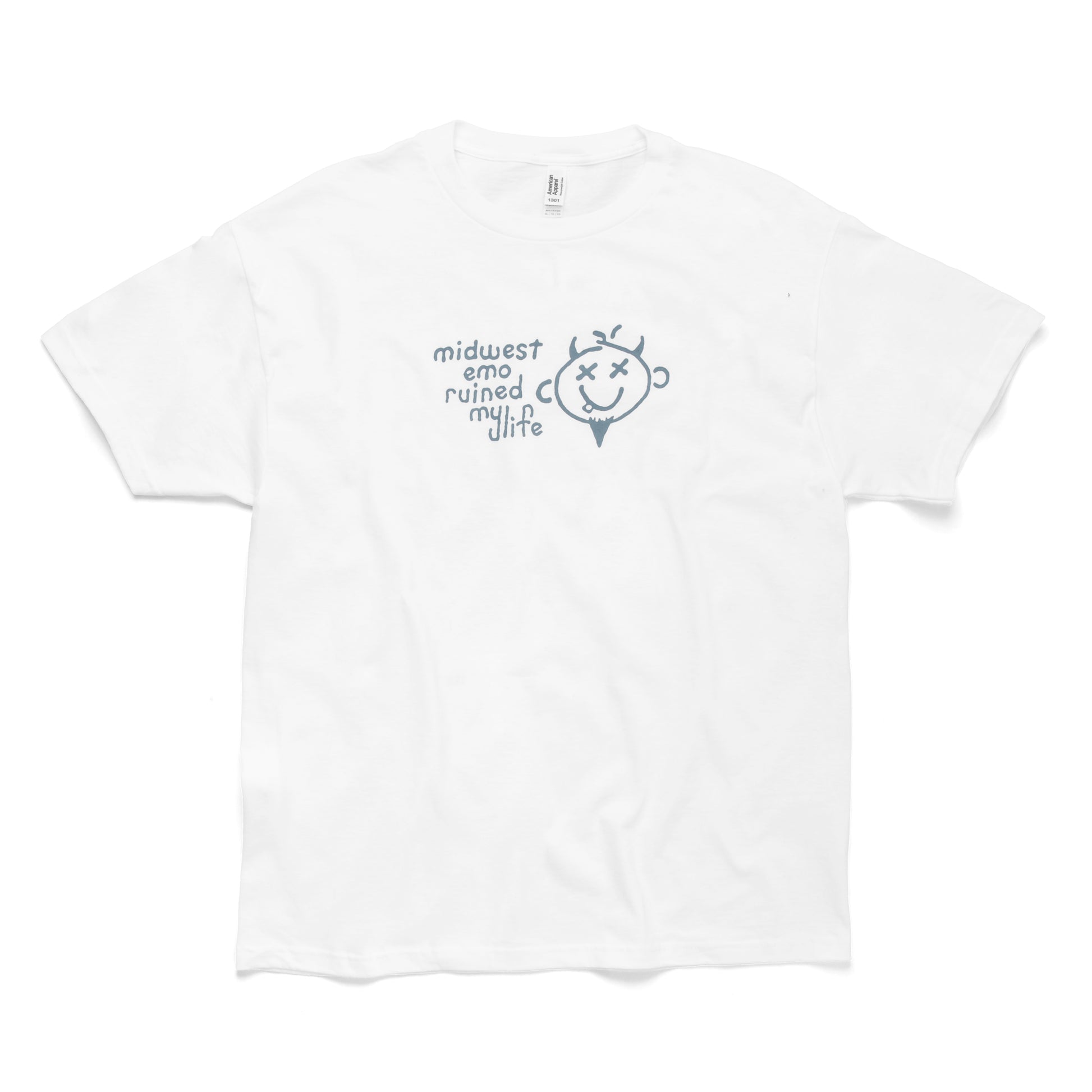 white midwest emo shirt